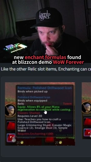 new enchanting formulas found WoW Forever