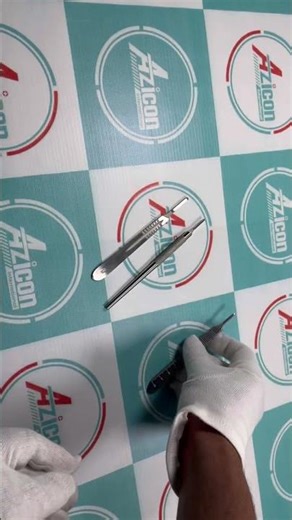 Azicon International's Scalpel Blade Holder Set with #3, #4 Round Handle Patterns #scalpel #bphandle