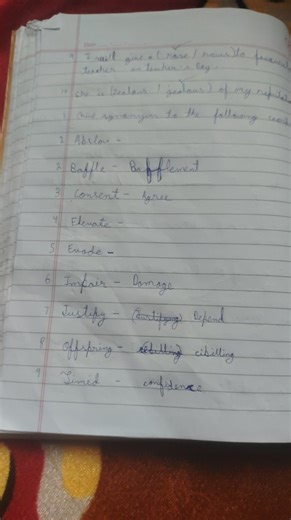 Give synonyms to the following words:Absolve -Baffle -Conse... | Filo