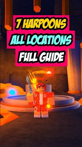HOW TO FIND ALL 7 HARPOON GUNS #fisch