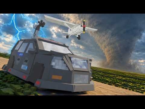 We Tested Cars & Planes vs MASSIVE TORNADOES in Teardown!