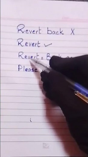 Revert back ❌ Revert ✅ | stop this Mistake |