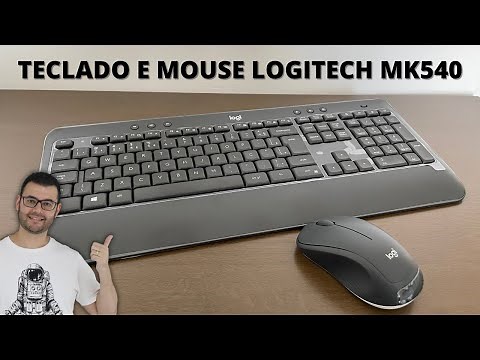 KIT Teclado e Mouse Logitech MK540 Advanced Sem Fio [EXCELENTE!!!]