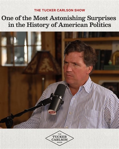 One of the Most Astonishing Surprises in the History of American Politics Watch the full episode at https://watchtcn.co/3Cx8I57 | Tucker Carlson Network