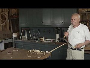 Using the Drawknife in Windsor Chairmaking