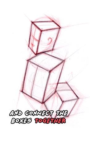 Perspective suuucks. But we can start with something simple, turn it into a box, and establish your perspective more easily! Give this exercise a try! #drawing #howtodraw #perspective #sketching #sketchbook #fineart #learnart | Proko