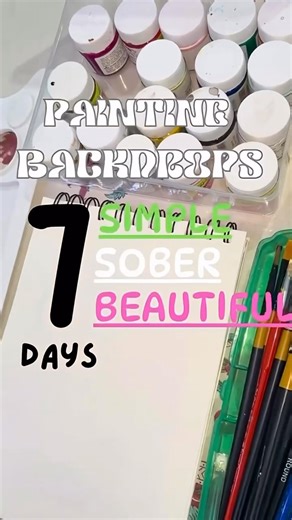 diy easy painting backdrops🤍