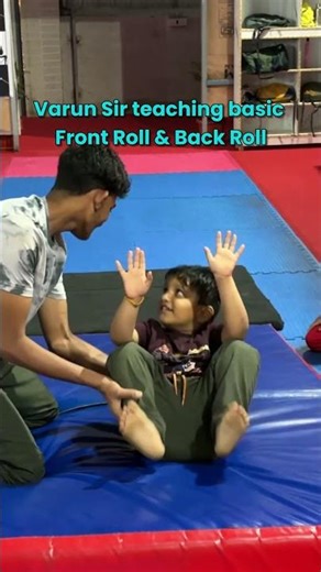 How to do front roll and Back roll #f3sportsacademy #gymnastics