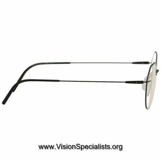 Silhouette Eyeglasses Dynamics Colorwave Accent Rings 5500 Optical Frame Frame Color Pure Black 924