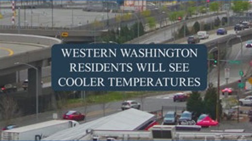 Washington temps cool down after 70° start