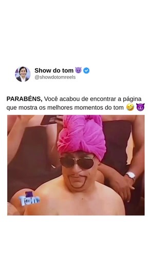 Show do tom | O Show do Tom foi um dos maiores programas de humor da TV brasileira. Misturava imitações, paródias e improviso com um elenco afiado. No ar... | Instagram