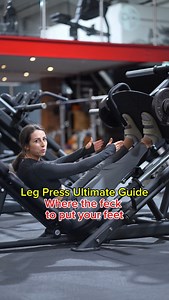 2.3K views · 130 reactions | Ultimate Guide : Leg press Position  quads, glutes & inner thighs 彩 p.s. grab your free 6 week gym program in my links  #legsworkout #legworkout #legpress | Coachinginhd | Facebook