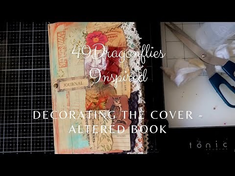 Altered Book Cover - Autumn Altered Book Challenge