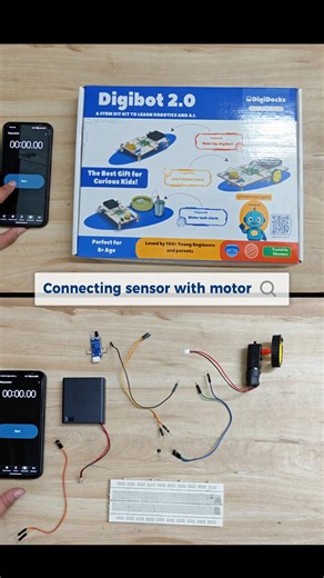 DigiDocks on Instagram: "From messy wiring to plug-and-play ⚡ Digibot makes sensor + motor connections simple. Less electronics. More building. #Digibot #digidocks #STEMLearning #HandsOnLearning #BuildToLearn #RoboticsForKids #MakerLife"