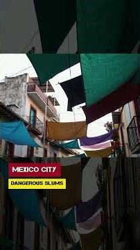 Mexico City. Dangerous slums
