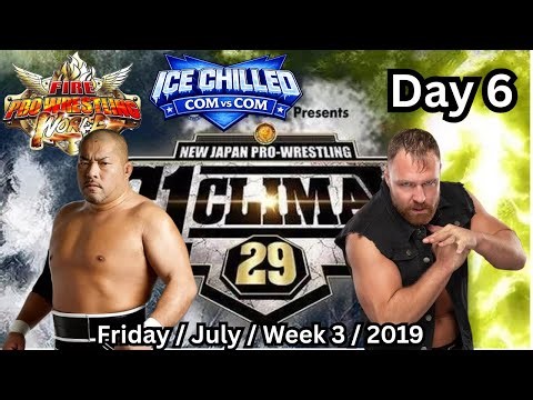 NJPW G1 Climax 29 #6 (Fri.July.Wk3.2019) - CP 🆚 CP No Commentary Stream | Fire Pro Wrestling World