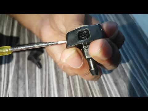 How To clean Windshield Washer Spray Nozzle | Wiper maintenance