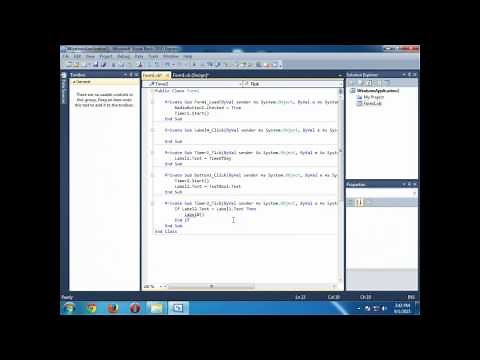 How to make an advance Alarm Clock using Visual basic(any version)