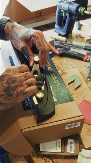 Veritas shooting plane PM V11 blade shooting board #handtools #woodworkingtools #workshop