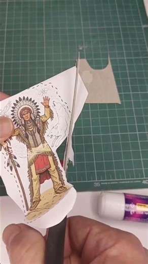 3D Papercraft World: Plains Tribe Chief Assembly Guide
