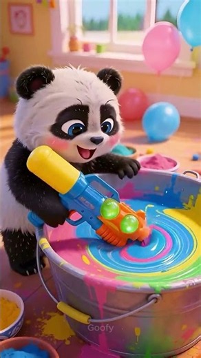 Goofy Panda Started a Color War! 🎨🐼