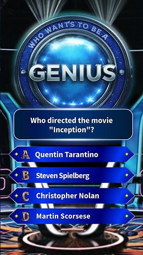 Who Directed the Mind-Bending Movie "Inception"? | Movie Quiz