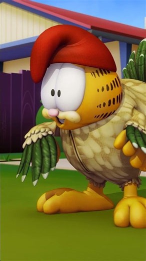 Garfield's Mystery Box 🦃 Garfield #Shorts