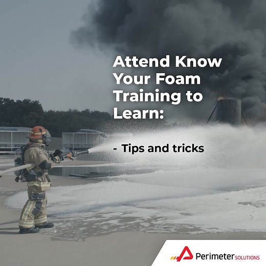 Don’t miss our next Know Your Foam training session Nov. 19 at the Hall of Flame in Phoenix! We’ll cover Class A, A/B, B #FluorineFree, and MIL-SPEC #firefighting foam—with live demos of five essential techniques you need to know when using fluorine-free foam. Limited space is available. To register to attend this free session sponsored by United Fire and the Hall of Flame Fire Museum, e-mail norbe.puroll@perimeter-solutions.com #TrustedSolutionsThatSave #Experience #Responsibility #Integrity #S