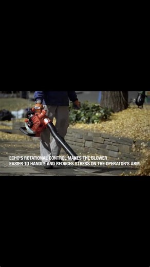 How do ECHO blowers create power without the pull? The gyro effect explained - less resistance, more control, all power. #echouk #ECHOEurope #ECHOBlower | ECHO Tools UK