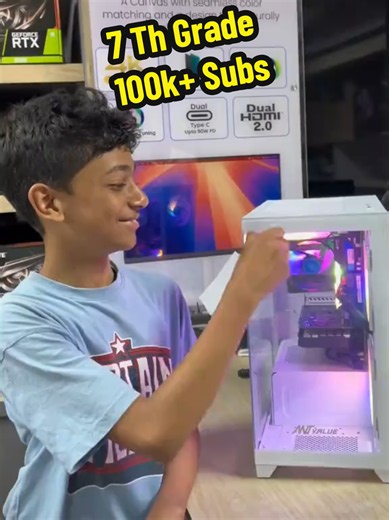 Imagine being in 7th grade and building a gaming PC with your own YouTube earnings. 👏 This young creator has already crossed 121K subscribers, and today we helped him put together his new gaming setup. Proof that consistency pays off. 🔥 📍Newroad, Kathmandu 📞9708086125 @Hukut Store #Hukut #PCBuild #GamingPC #YouTube #ContentCreator