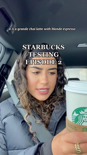 Reply to @m.a.c.h.a.r.a @mirna.khoury This one was a success!! 🙌 #starbucksdrinks #starbucksdrivethru #trynewdrink #wintervibes #dirtychailatte
