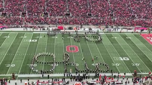 SCRIPT OHIO from The Ohio State University Marching Band Ohio State Buckeyes vs. Maryland Terrapins | Nov. 9, 2019 | 10TV - WBNS
