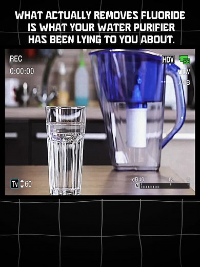 What actually removes fluoride is what your water purifier has been lying to you about. #waterfilter #fluoride #healthtok #cleandrinkingwater #homeimprovement