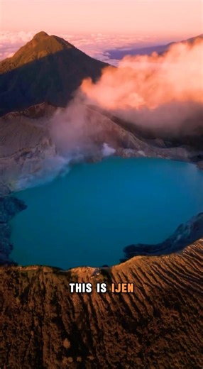 Ijen Volcano, Indonesia #volcano #ijen #indonesia #nature #science #earth #travel #facts