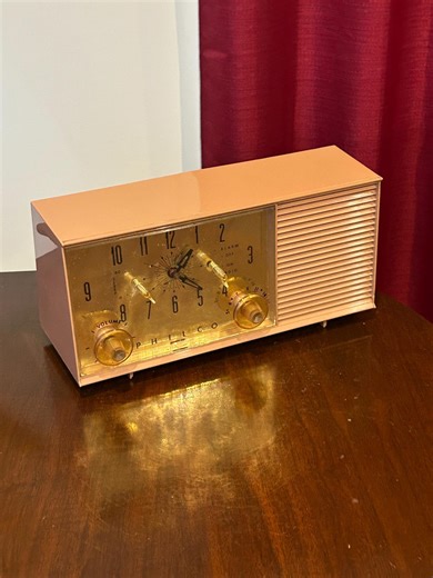1950s Admiral Tabletop Tube Clock- Radio. Working! - Etsy