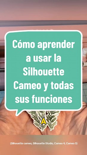 Aprende a usar la Silhouette Cameo desde cero