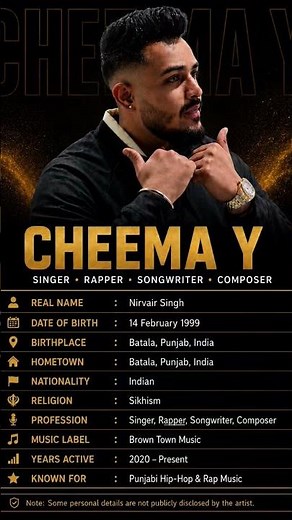 Biography of Cheema Y #cheemay #biography #trending #viral #youtubeshorts