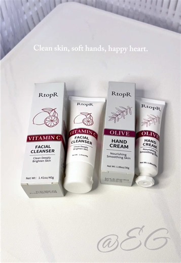 Self-Care Essentials: Hand Cream & Facial Cleanser Routine