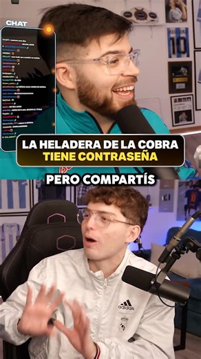 CONTRASEÑA EN LA HELADERA JASJAJ #lacobra #lacobraaa