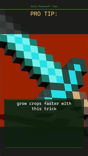 Minecraft tip: grow crops faster with this trick 🌾