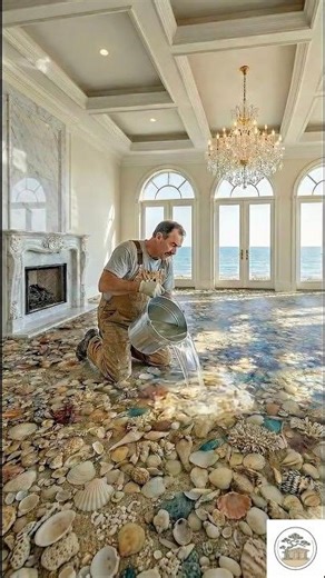 Is this floor Real or Fake? 🐚🤔