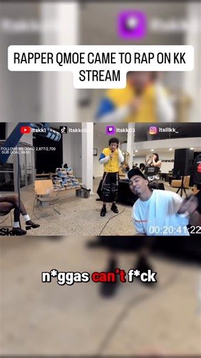 Kk on Instagram: "“Unplugged with kk” ft - @datboyqmoe #streamer #contentcreater #itskk03twitch"