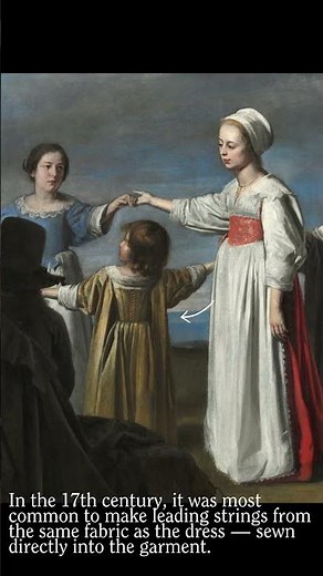 Leading Strings: The Original Child Harness of the 17th and 18th Century #facts #history#children