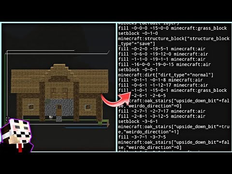 How to convert mcstructure files to Minecraft commands/function | Easy way
