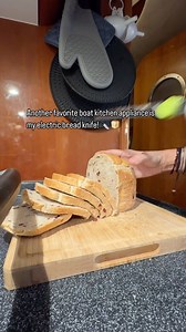 36K views · 107 reactions | I’ve recently shared some of my boat kitchen (galley) tips and tricks on @bluewatercruising_official but I forgot to talk about the joys of making (and cutting) fresh bread in the middle of the ocean! #boatlife #galleykitchen | Sailing Zatara | Facebook