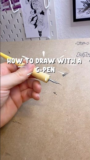 How to use a G-Pen! #howtodraw #drawingprocess #mangaartist #mangadrawing #art