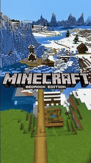 THIS IS THE BEST STARTER SEED FOR MINECRAFT BEDROCK!