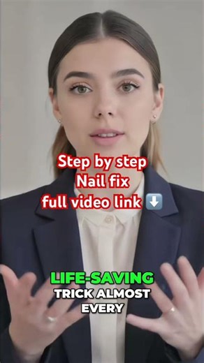 Fix Broken Nails Instantly: DIY TeaBag Repair Method! #nailart #nails #shorts