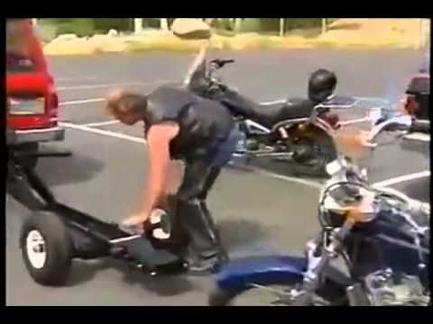 Stinger Lightweight Folding Motorcycle Trailer