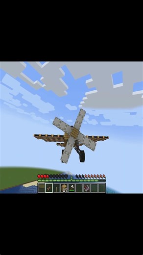 I Built a REAL Plane with Clockwork! #minecraft #gamingcamp